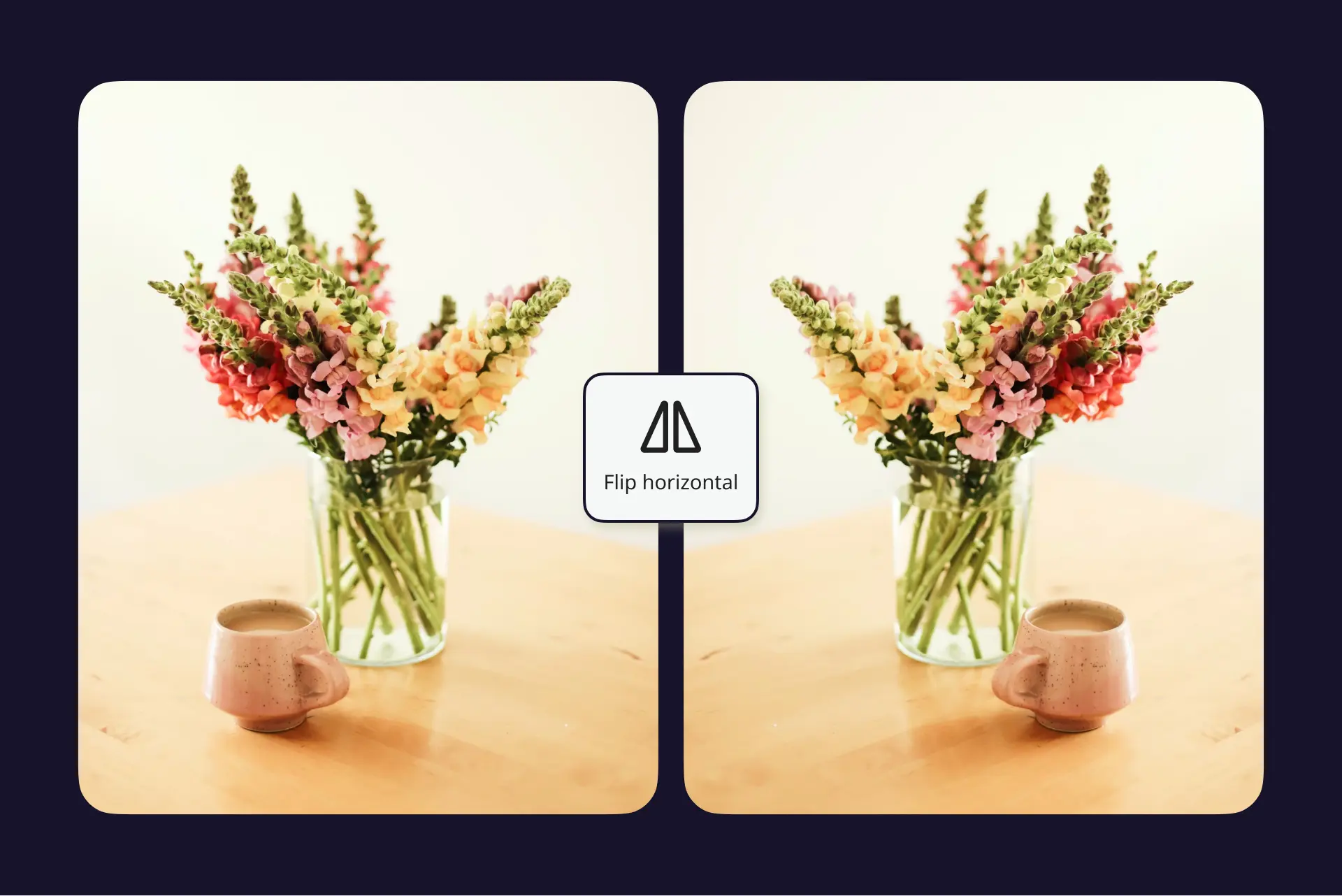 Flip Image Flip image online horizontally or vertically, create mirror image in seconds